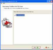 Recovery Toolbox for CD Free 1.1.12 screenshot. Click to enlarge!