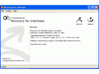 Recovery for Interbase 2.5.0923 screenshot. Click to enlarge!