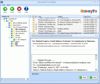 RecoveryFix for Outlook PST Repair 11.04 screenshot. Click to enlarge!