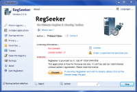 RegSeeker 4.0.364017 screenshot. Click to enlarge!