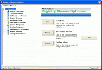 Registry Cleaner/Optimizer 1.01 screenshot. Click to enlarge!