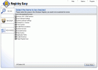Registry Easy - Clean Optimize 2006 screenshot. Click to enlarge!