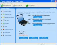 Registry Optimizer 2007 screenshot. Click to enlarge!