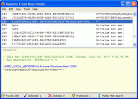 Registry Trash Keys Finder 3.9.1.2 screenshot. Click to enlarge!