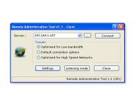 Remote Administration Tool 1.2 screenshot. Click to enlarge!