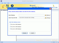 Repair SQL 2000 11.07.01 screenshot. Click to enlarge!
