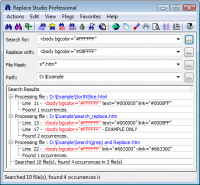 Replace Studio Pro 7.14 screenshot. Click to enlarge!