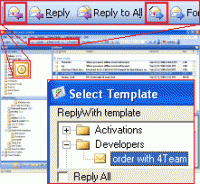 ReplyWith Templates for Outlook 1.20 screenshot. Click to enlarge!