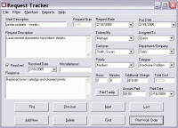 Request Tracker 3.2 screenshot. Click to enlarge!