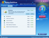 Rising Antivirus 2011 23.00.67.35 screenshot. Click to enlarge!