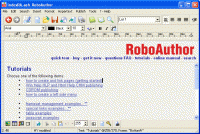 RoboAuthor 2014.36.2.32 screenshot. Click to enlarge!