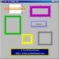 SCML 3D FRAME OCX 1.00 screenshot. Click to enlarge!