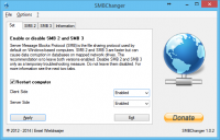 SMBChanger 1.0.2 screenshot. Click to enlarge!