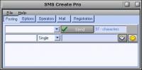 SMS Create Pro 5.7.1 screenshot. Click to enlarge!