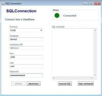 SQLConnection 1.0.0.0 screenshot. Click to enlarge!