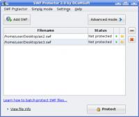 SWF Protector 3.0 screenshot. Click to enlarge!