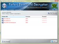 Safari Password Decryptor Portable 2.0 screenshot. Click to enlarge!
