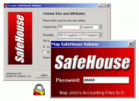 SafeHouse Hard Drive Encryption 2.10 screenshot. Click to enlarge!