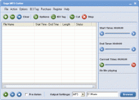 Saga MP3 Cutter 1.00 screenshot. Click to enlarge!