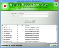 Salted Hash Generator 2.0 screenshot. Click to enlarge!
