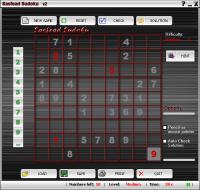 Sasfead Sudoku 2.0.1 screenshot. Click to enlarge!
