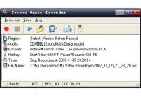 Screen Video Recorder 1.5.34.0 screenshot. Click to enlarge!