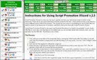 Script Promotion Wizard 2.5 screenshot. Click to enlarge!