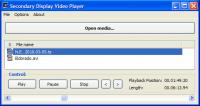 Secondary Display Video Player 1.1.9.57 screenshot. Click to enlarge!