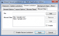 Secure Lockdown - Multi Application Edition 2.0.2.00.158 screenshot. Click to enlarge!