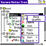 SecureNotesTree 1.1 screenshot. Click to enlarge!
