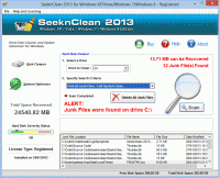 SeeknClean 2013 8.2.2013 screenshot. Click to enlarge!