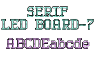 Serif LED Board-7 1.0 screenshot. Click to enlarge!
