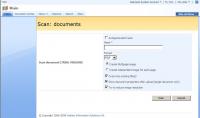 SharePoint Scanner Plug-in Professional 4.3 screenshot. Click to enlarge!
