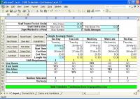 Shift Scheduler Continuous Excel 30 screenshot. Click to enlarge!