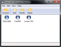 Shrew Soft VPN Client 2.2.1 screenshot. Click to enlarge!