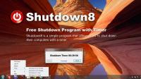 Shutdown8 1.08 screenshot. Click to enlarge!