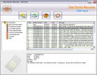 Sim Card Data Recovery 3.0.1.5 screenshot. Click to enlarge!