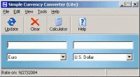 Simple Currency Converter 3.31 screenshot. Click to enlarge!