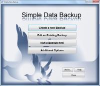 Simple Data Backup 8.2 screenshot. Click to enlarge!