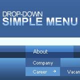 Simple Drop-Down Flash Menu 1.0.5 screenshot. Click to enlarge!