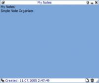 Simple Notes Organizer 1.3 screenshot. Click to enlarge!