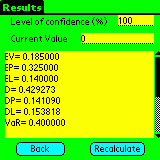 Simple Risk Calculator 1.0 screenshot. Click to enlarge!