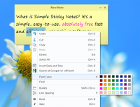 Simple Sticky Notes 3.6.0.0 screenshot. Click to enlarge!