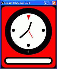 Simple TimeClock Single Edition 2.04 screenshot. Click to enlarge!
