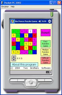 Six Pence Pocket PC 1.01 screenshot. Click to enlarge!
