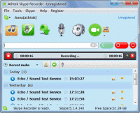Skype Recorder 5.1 screenshot. Click to enlarge!
