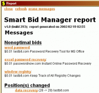 Smart Bid Manager 1.0 screenshot. Click to enlarge!