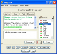 SnapTalk 5.1 screenshot. Click to enlarge!