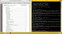 Snick 1.0 screenshot. Click to enlarge!