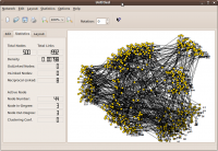 Social Network Visualizer (SocNetV) 2.2 screenshot. Click to enlarge!